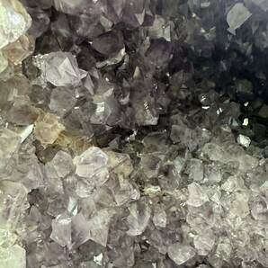 天然石 紫水晶 アメジスト 鑑賞石 置物 アメジストドーム 高さ 約34.5cm 総重量14kg 直接引き取り可能 大阪府の画像4