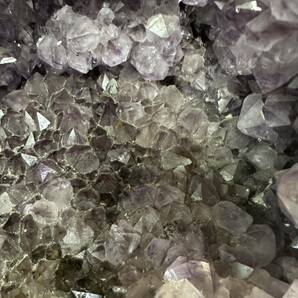 天然石 紫水晶 アメジスト 鑑賞石 置物 アメジストドーム 高さ 約34.5cm 総重量14kg 直接引き取り可能 大阪府の画像2