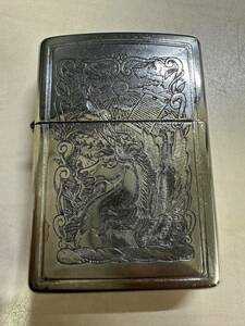 ZIPPO ジッポー オイルライター シルバーカラー ユニコーン 1997年製 ライター 