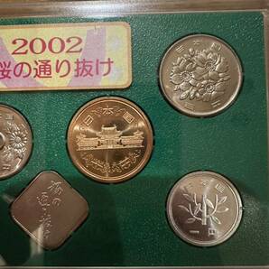 桜の通り抜け 貨幣セット 蘭蘭 ミントセット 2002年 平成14年 額面666円 記念硬貨 銀メダル 日本桜花 2の画像8