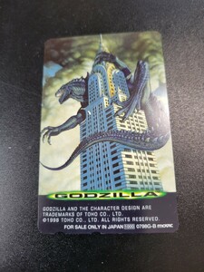 Телефонная карточка Teleca Godzilla GODZILLA 1998 50 градусов Не используется
