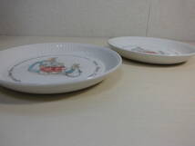 WEDGWOOD ウエッジウッド PETER RABBIT ピーターラビット プレート２枚セット デザート皿 イギリス製_画像4