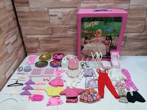 Barbie バービー ドールケース DOLL CASE Garden Tea party バービー人形 昭和レトロ アメリカ製 洋服 小物 現状品 当時物 ヴィンテージ