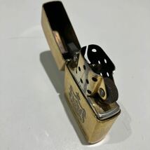 ZIPPO ジッポー オイルライター SOLID BRASS 真鍮　Zippo 着火確認済み_画像6