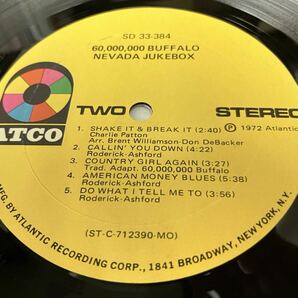 60000000 Buffalo★中古LP/USオリジナル盤シュリンク付「Nevada Jukebox」カット盤 の画像5
