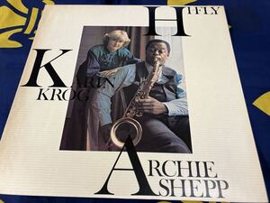 Karin Krog＝Archie Shepp★中古LP国内盤「カーリン・クローグ＆アーチ―・シェップ～ハイ・フライ」