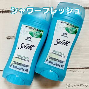 シークレット pHバランスデオドラント シャワーフレッシュ 制汗剤 73g×2個