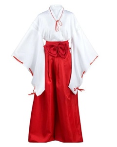 [ same day shipping / free shipping ]. woman clothes costume white garment . hakama god company . woman costume play clothes lady's 