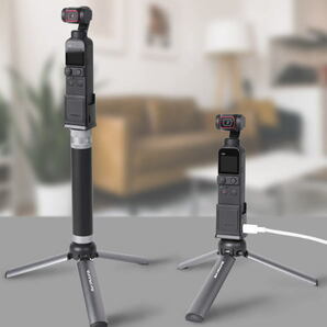 【送料無料・国内発送】DJI osmo Pocket2用充電台 三脚アダプタ Vlog 動画撮影 アクションカメラ 自撮り 充電端子台の画像2