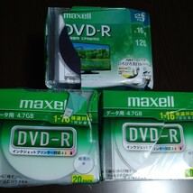 maxell DＶD-R 4.7GB データ用40枚 録画用20枚_画像1