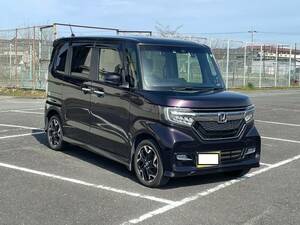 N-BOX　カスタムターボ　H30年式　両側パワースライド　シートヒーター　4WD　点検記録簿付　1オーナー　綺麗　車検R7年3月　走行135,000KM