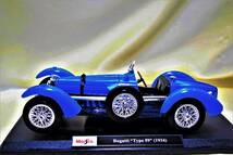 新品マイスト1/18【Maisto】レア■Bugatti Type 59(1934)■ミニカーBMW/ポルシェ/フェラーリ/メルセデスベンツ/ランボル/オートアート/京商_画像4