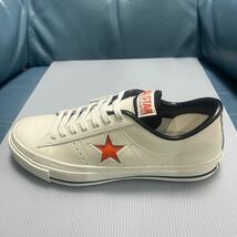 ★コンバース　ワンスター　CONVERSE ONE STAR 希少オレンジ　スニーカー　本革　革　バスケット　シューズ_画像6