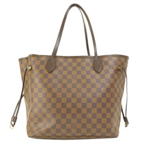 LOUIS VUITTON ルイヴィトン N51105 ネヴァーフルMM ダミエ エベヌ トートバッグ ダミエキャンバス レディース 中古_画像2