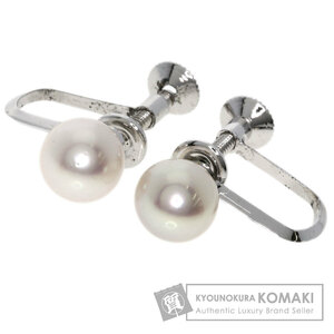 MIKIMOTO ミキモト アコヤパール 真珠 イヤリング シルバー レディース 中古