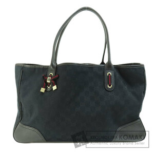 GUCCI グッチ 161719 GG柄 プリンシーリボン トートバッグ キャンバス レディース 中古