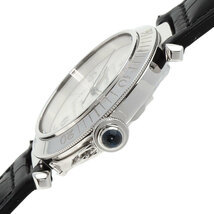 CARTIER カルティエ W3013756 パシャ 38mm 腕時計 K18ホワイトゴールド 革 メンズ 中古_画像4