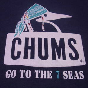 243-66/CHUMS/チャムス/Tシャツ/M/ネイビーの画像3