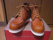 243-91/美品/2022年/RED WING/レッドウィング/875/モックトゥ/アイリッシュセッター/8E/26cm/純正インソール付き/元箱付き_画像1