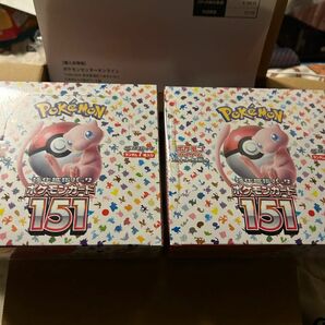  新品★ポケモンカード 151 ボックス box シュリンク付き 2box