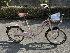 ②丸石サイクル　ココッティーエス　20型シングル　展示未使用車　ローラーブレーキ 