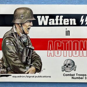 ドイツ 親衛隊 写真集 SS in ACTION AFV 模型 プラモデル 製作 資料 洋書 本 雑誌 スコードロン 3003