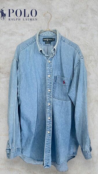 RALPH LAUREN デニムシャツ　BIG SHIRT