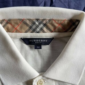 BURBERRY GOLF バーバリーゴルフ 半袖ポロシャツ M 保管品 定番の画像3