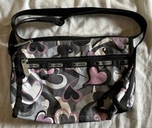 LeSportsac レスポートサック ショルダーバッグ　ポーチ　 ハート_画像1