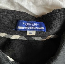 バーバリーブルーレーベル BURBERRY BLUE LABEL ポロシャツ 半袖 ホース ロゴ刺繍　38 定番_画像2