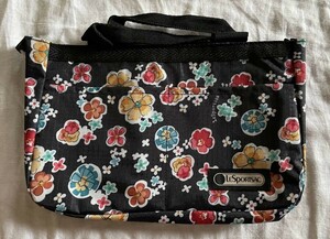 LeSportsac レスポートサック 花柄　ポーチ　ハンドバッグ　定番