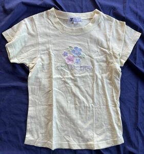 courreges Tシャツ F 刺繍　高級タイプ　花柄