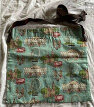 Cath Kidston』キャス・キッドソン《花柄・コットンショルダーバッグ　保管品_画像2