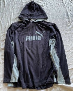 PUMA プーマ スウェット　XL 大きめサイズ　パーカー　定番　ロゴ