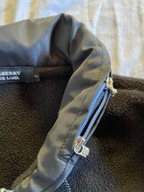 BURBERRY BLACK LABEL バーバリーブラックレーベル フリースパーカージャケット ノバチェック ホース刺繍 黒 2(L)　保管品　未使用品_画像2