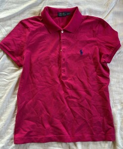 Ralph Lauren короткий рукав бренд рубашка-поло мужской женский L стандартный хранение товар 