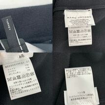 美品 MARC JACOBS マークジェイコブス ワンピース ロゴ 半袖 ポロ ブラック レディース XS_画像8