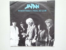 【EPレコード★カラー盤 】ジャパン / JAPAN Sometimes I Feel So Low ★盤面きれい！_画像2