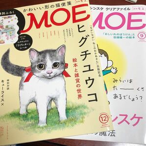 ＭＯＥ ２０２０年１２月号 、９月号　二冊セット（白泉社）　付録なし