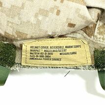 USMC LWH (PASGT) L (検 米軍実物放出品 海兵隊 ヘルメット カバー オリーブドラブ コヨーテブラウン MARPAT WL OD ACH SPC ECH MCPC_画像9