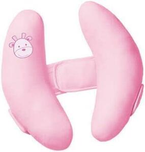  pink baby neck pillow & seat belt cover set adjustment possibility 