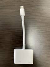 Apple 純正 ライトニング デジタル アダプタ Lightning Digital AV Adapter MD826AM/A HDMI 映像用 ケーブル_画像2