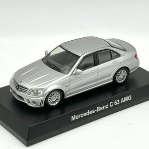 【京商】 メルセデス ベンツ C63 AMG (シルバー) 1/64 AMG Minicar Collection Mercedes-Benz
