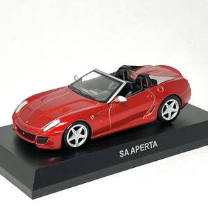 【京商】 フェラーリ SA アペルタ (メタリックレッド) 1/64 Ferrari Minicar Collection 9 599 SA Aperta