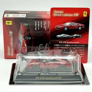 【京商】 フェラーリ 308 GTB クアトロバルボーレ (赤) 1/64 Ferrari Minicar Collection 8 Quattrovalvole QV 未組立