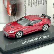 【京商】 アストンマーチン V12 ザガート (赤) 1/64 Aston Marton Centenary Collection　Zagato_画像1