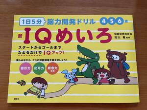 ☆脳力開発ドリル『新IQめいろ』4、5、6歳☆保育 ワークシート 保育園保育所幼稚園施設等