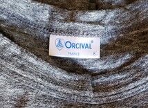 【キッズ】〈良品〉ORCIVAL　ロングTシャツ(七分袖)　color 杢グレー_画像4