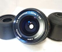 ★美品★MINOLTA ミノルタ MD ROKKOR 28mm F3.5★完動品★_画像1