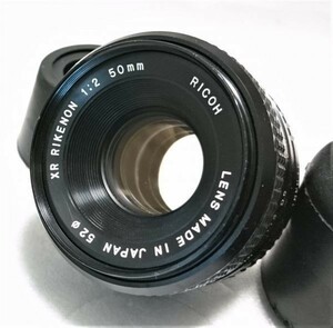 ★美品★RICOH リコー XR RIKENON 50mm F2 ペンタックス用 前期型 和製ズミクロン★完動品★